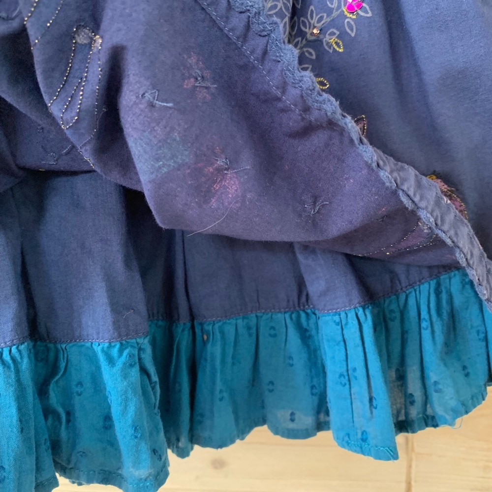 Monsoon Dress, girls size 5/6 - Picture 7 of 8